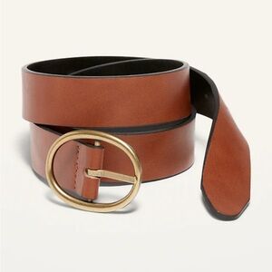 Old Navy Reversible - Brown and Black Belt with Gold Buckle